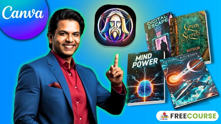 Course Image Canva & Leonardo AI Phoenix - Ebook Cover Design Mastery - Free Course Pro