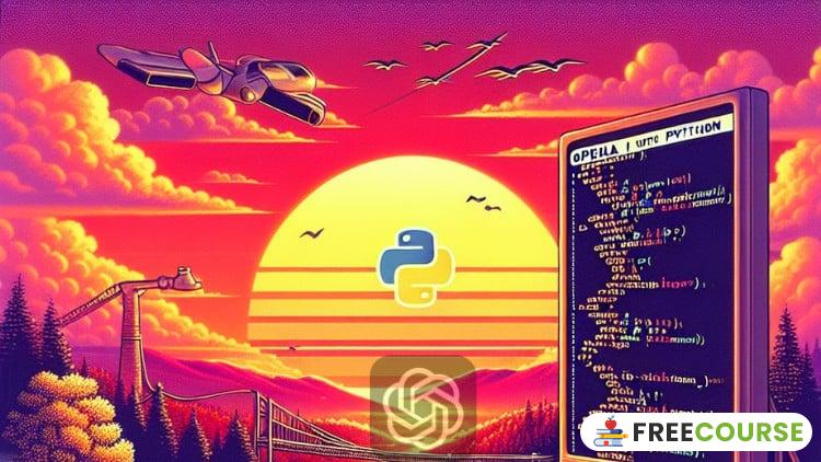 Course Image Master OpenAI API and ChatGPT API with Python - Free Course Pro